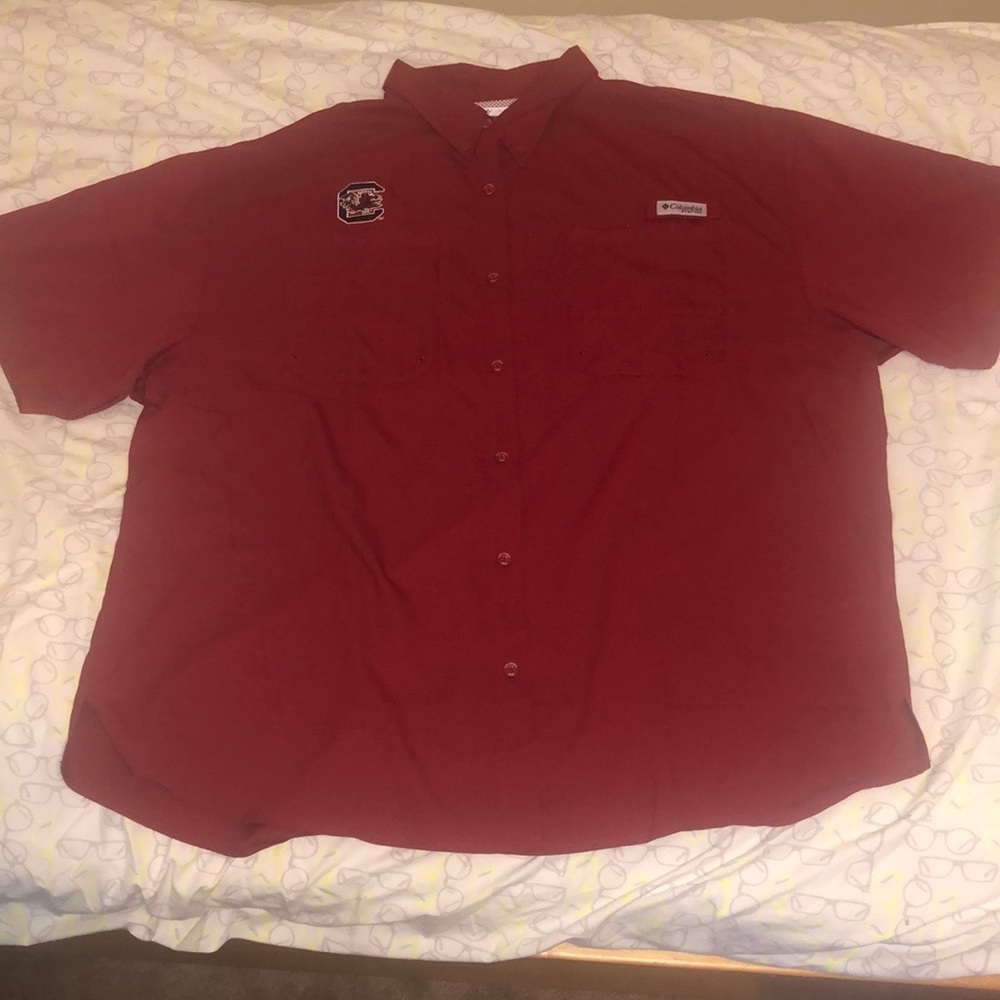 COLUMBIA PFG GAMECOCKS TAMIAMI SHIRT